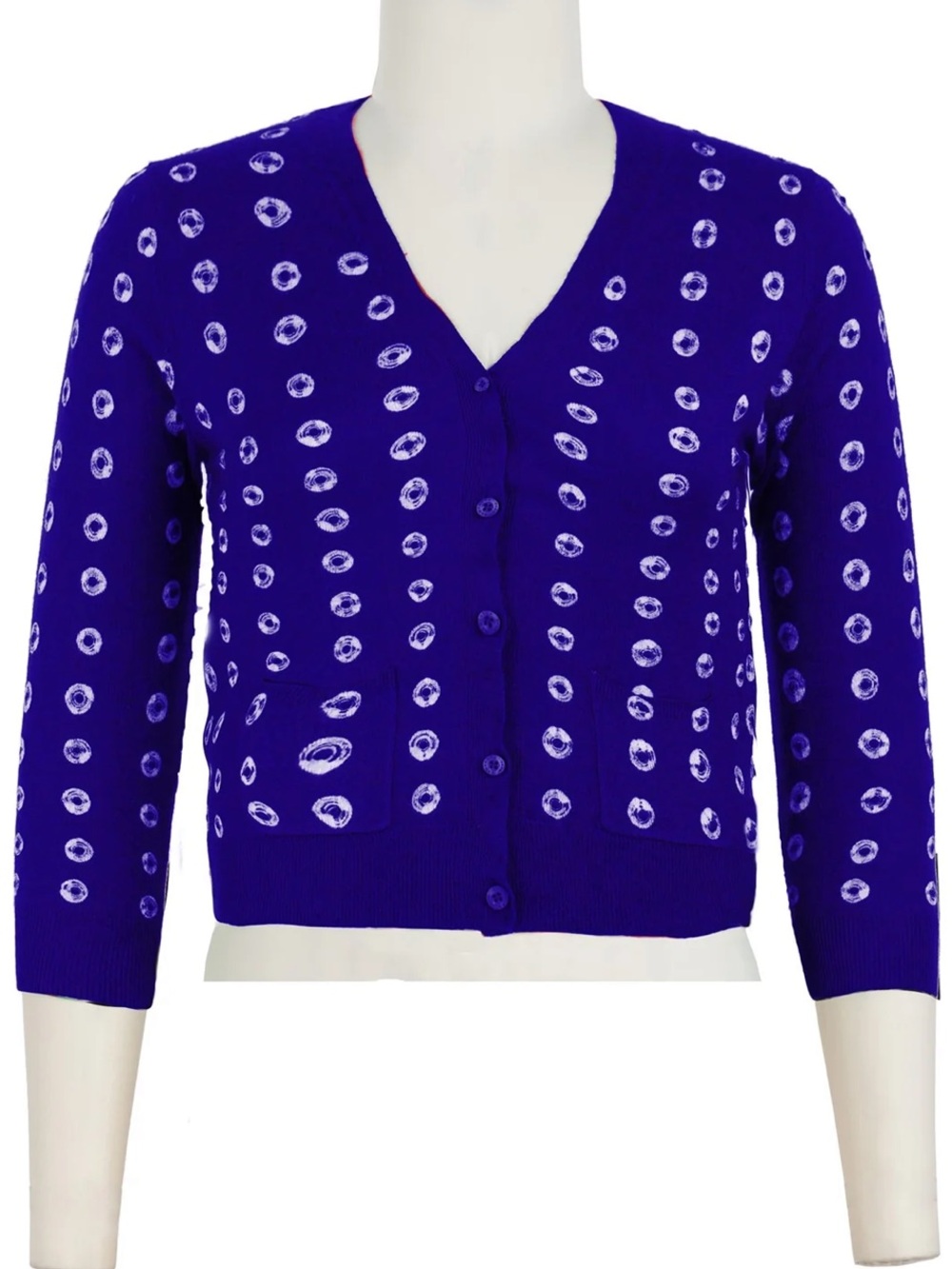 SAMANTHA SUNG Charlotte Cardigan —
70% Cashmere 30% silk